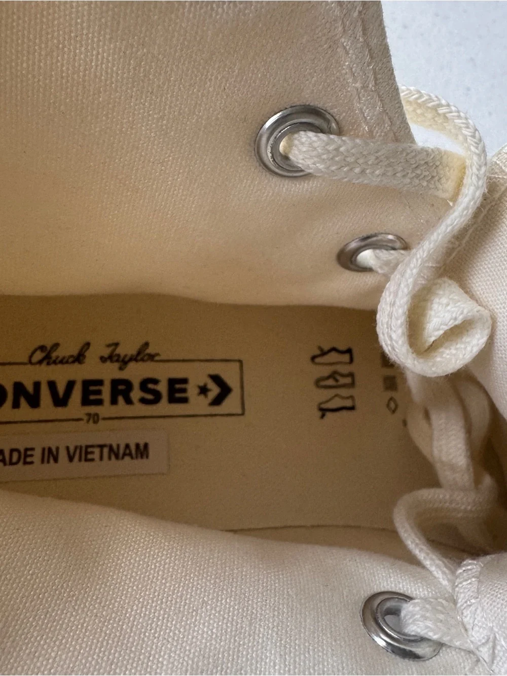 Converse Chuck 70 De Luxe Heel Shoes Egret Sneaker Unisex W 9.5 M 7.5 A05348C - Picture 11 of 16